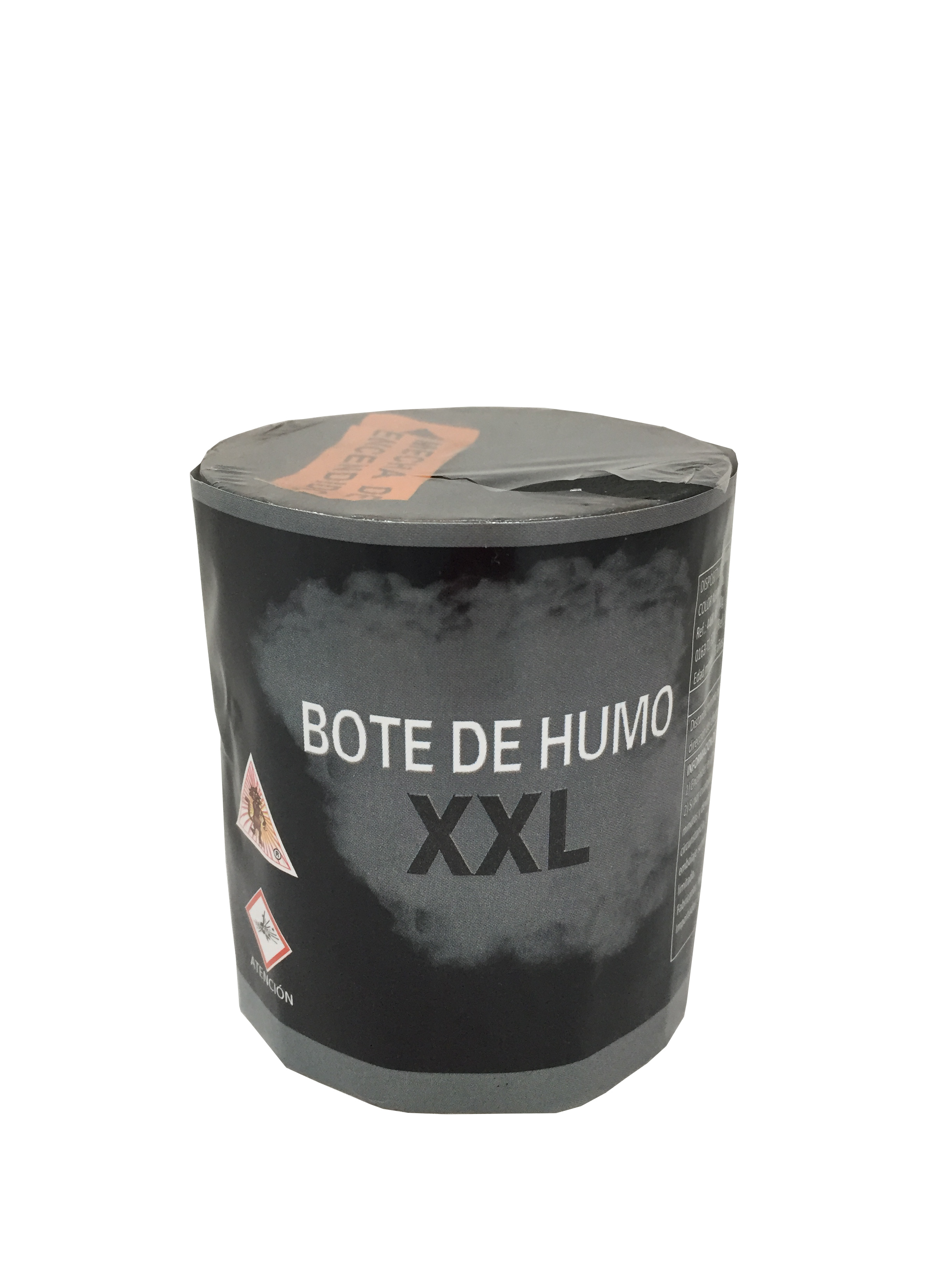 Bote de humo gran intensidad negro